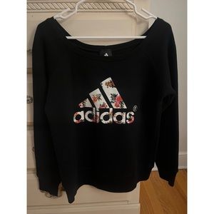 Adidas Off Shoulder Sweatshirt